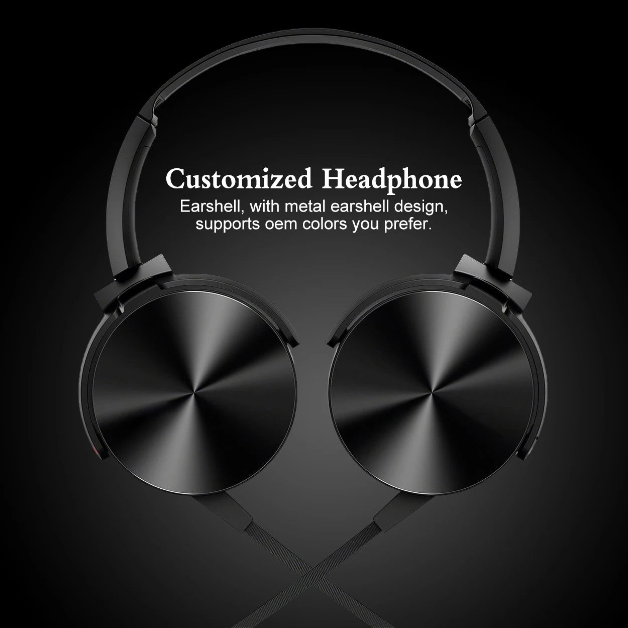 Logo Custom Headphones Promotional Earbuds Private Label Headset