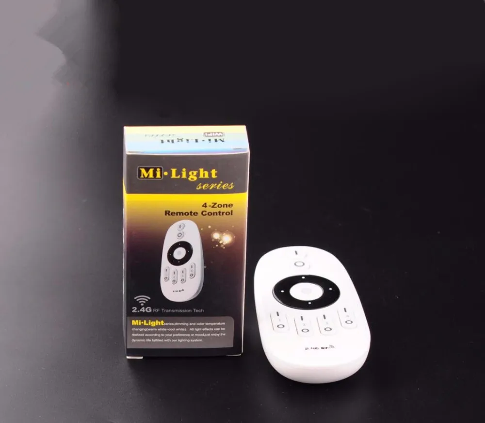 4 zone rf wireless remote touch panel control mi light cw/ww 2.4G mi-light controller dimmer
