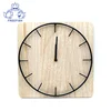 Wooden Wrought Iron Clock,Rustic MDF Wood Base Place Iron Wire Picks wall clock