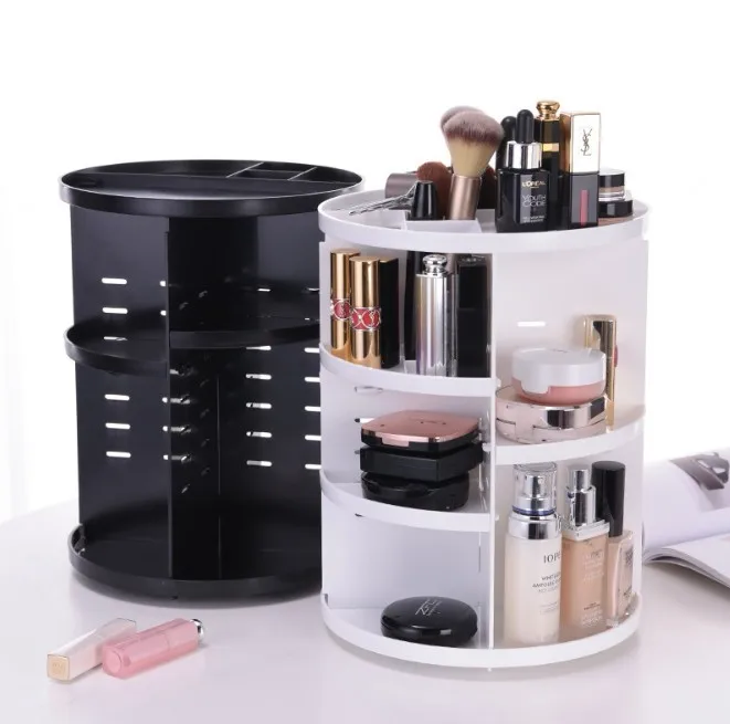 360 Degree Rotating Cosmetic Multifunction Acrylic Make Up Desk