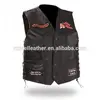 Womens motorcycle leather vest biker vest