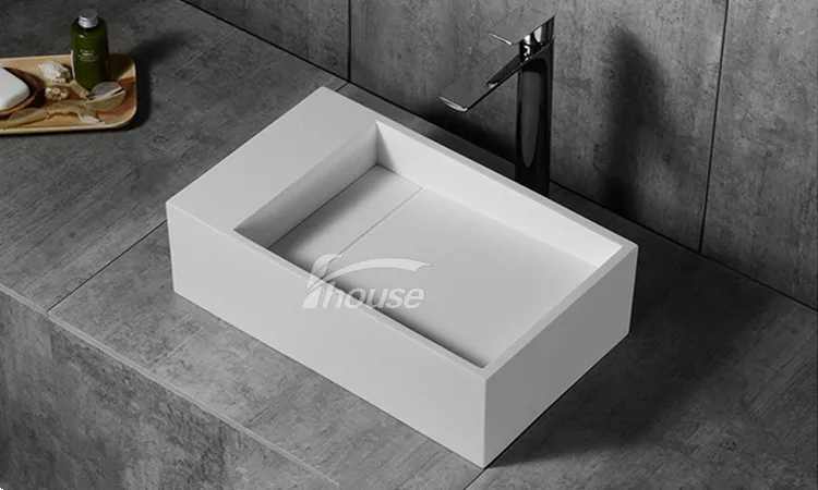 Small Wall-hung Bathroom Basin Countertop basin Artificial Stone Sink