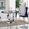 wholesale wedding furniture round mirrored table for dining