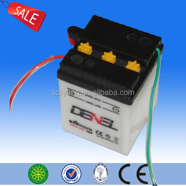 6v 4ah Motorcycle Lead Acid Storage Battery Rechargeable Lead Acid