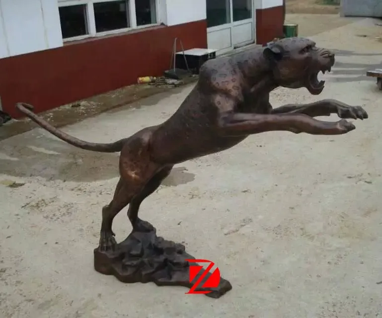Life Size Bronze Animal Statue Leopard Panther For Life Size Bronze Animal Statue Leopard Panther For Garden Decoration Product On