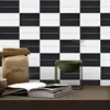 In stock cheap subway matte black porcelain tiles bathroom