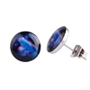 Unisex Gay Stud Earring Surgical Steel Custom Logo Epoxy Ear Stud