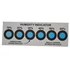 Humidity Indicator Devices/Cards with Color From Brown to Light Green