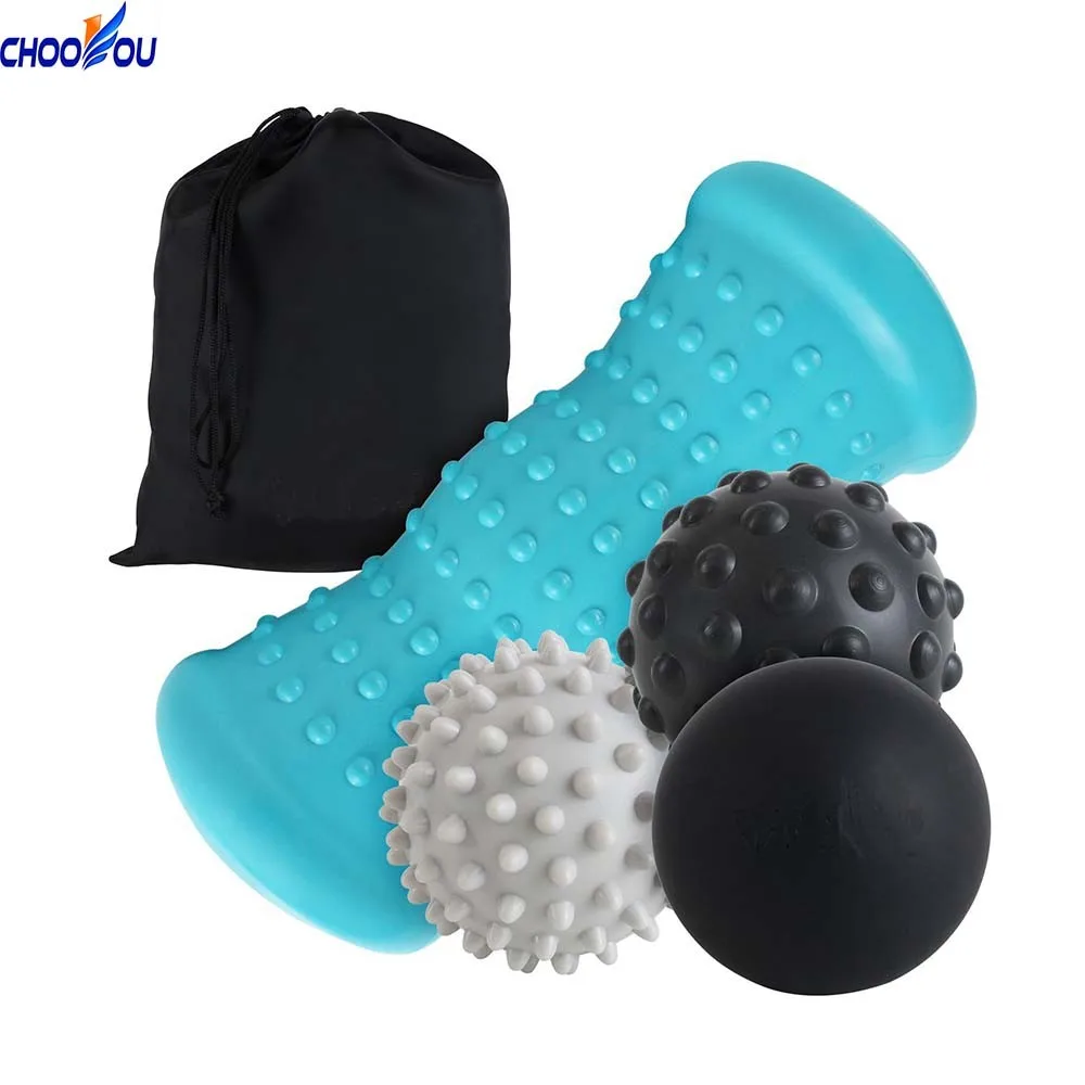 2021 Plantar Fasciitis Massage Ball Foot Roller Set Therapy Relief