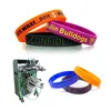 New 3D Wrist Bands Rubber Band Bracelet Silicone Wristband Silk Screen Printing Machine