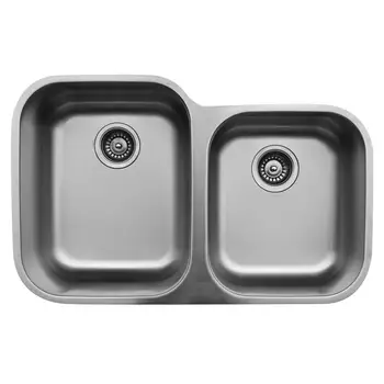 Brushed Satin Finish Undermount Kitchen Sinks 60 40 Stainless Steel Brushed Satin Finish Undermount Kitchen Sinks 60 40 Stainless Steel Wash Basin