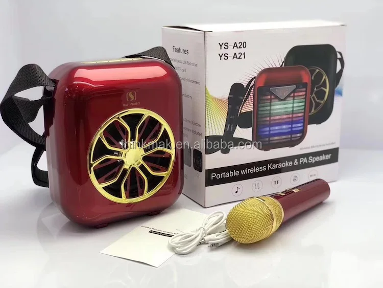 portable wireless karaoke & pa speaker