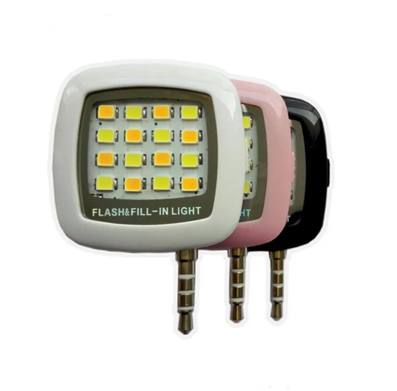 16 LEDs Portable Mini Powerful Photography Light Selfie Flash Fill Light For Smartphone IOS Android 16 LEDs Portable Mini Powerful Photography Light Selfie Flash Fill Light For Smartphone IOS Android