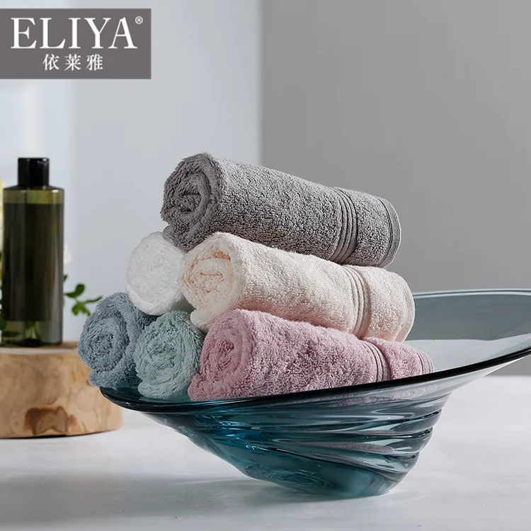ELIYA customize design 5 star hotel 21 bath towels 100% cotton luxury hotel bath towels set wholesale