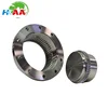 High precision stainless steel gear couplings, barelled rolling mill curved tooth gear coupling