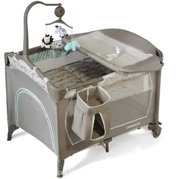 baby cot and playpen