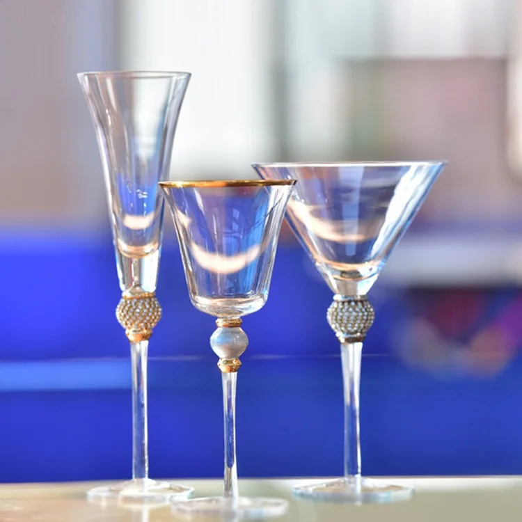 Crystal Glassware Factories 200ml Glass Champagne Flutes