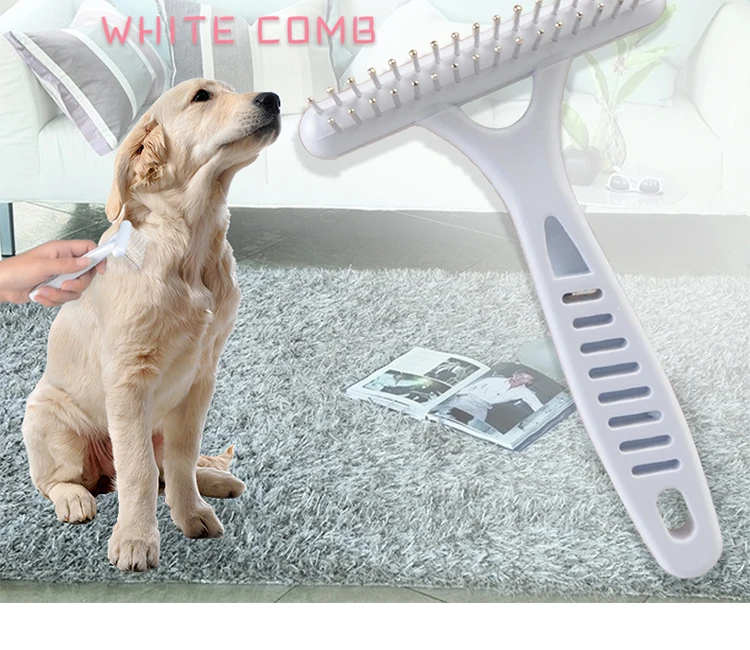 Grooming Rake Undercoat Brush For Dogs Long Hair, Long Tooth Undercoat Rake + Stainless Steel Dog Comb, Deshedding Tool Set For Husky Long-haired Cats