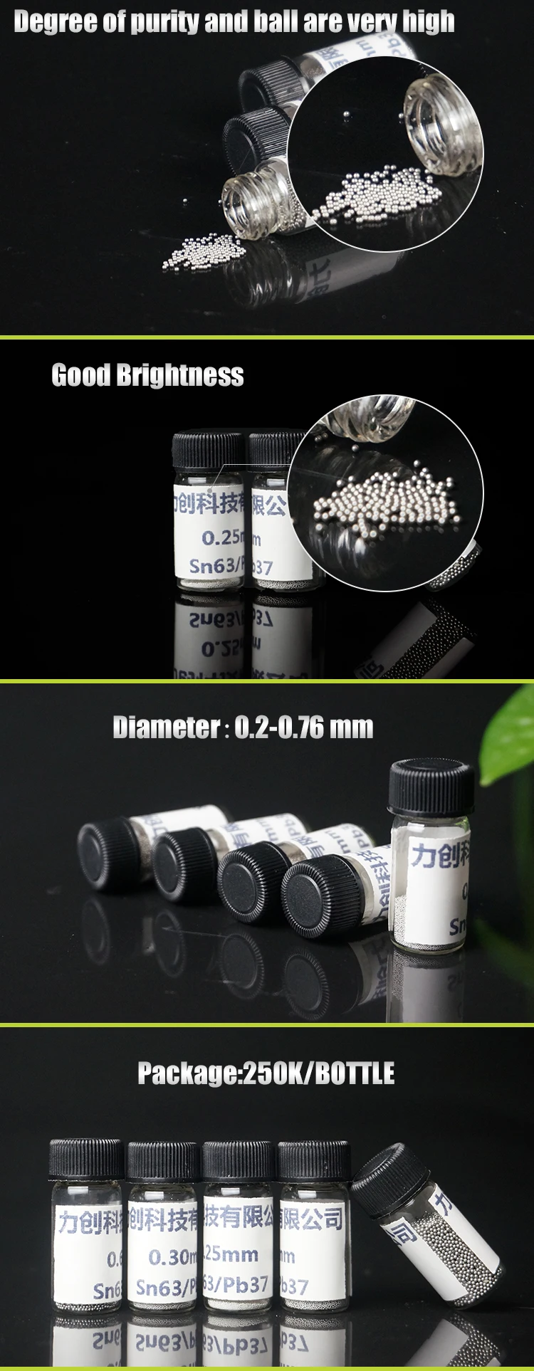 Bga Solder Ball 63/37 Size For Micro Welding Mobile Phone,High