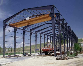 Galvanized low cost metal warehouse
