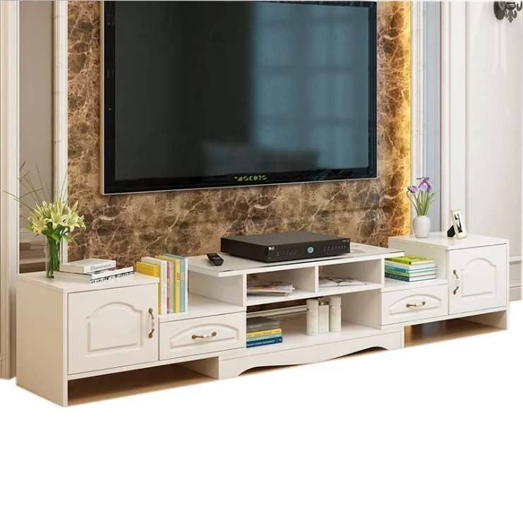 Modern Tv Stand High Media Console Cabinet Entertainment Center