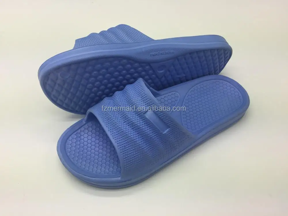 Latest Home Slipper for Men Eva Slide Shoes with Sticker Sport Shoes 2024