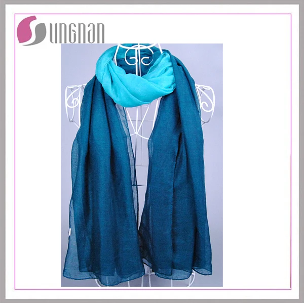 Big Stocks High Quality Cotton Voile Scarf Gradient Color Buy Big Stocks Scarf,Cotton Voile