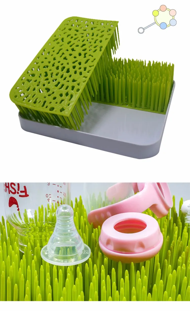 New Product Plastic Feeding Cup Milk Grass Baby Bottle Drying Rack