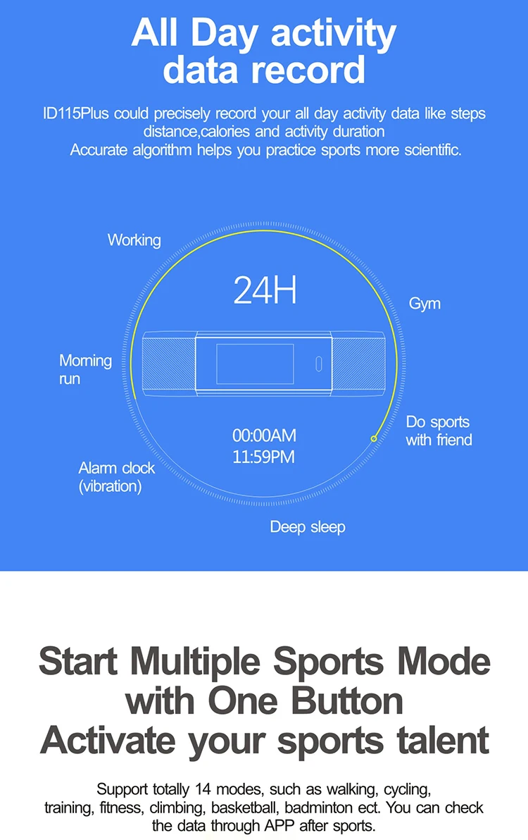 id115 plus hr smart bracelet heart rate monitor id115plus wristband health fitness tracker for android ios _02.jpg
