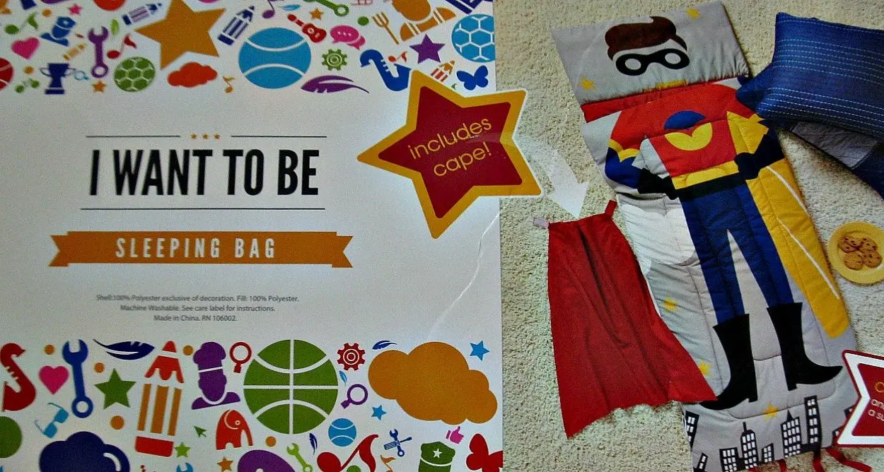 I Want to Be Sleeping Bag - Super Hero