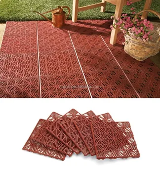 Outdoor Interlocking Plastic Floor Tiles Outdoor Interlocking Plastic Floor Tiles