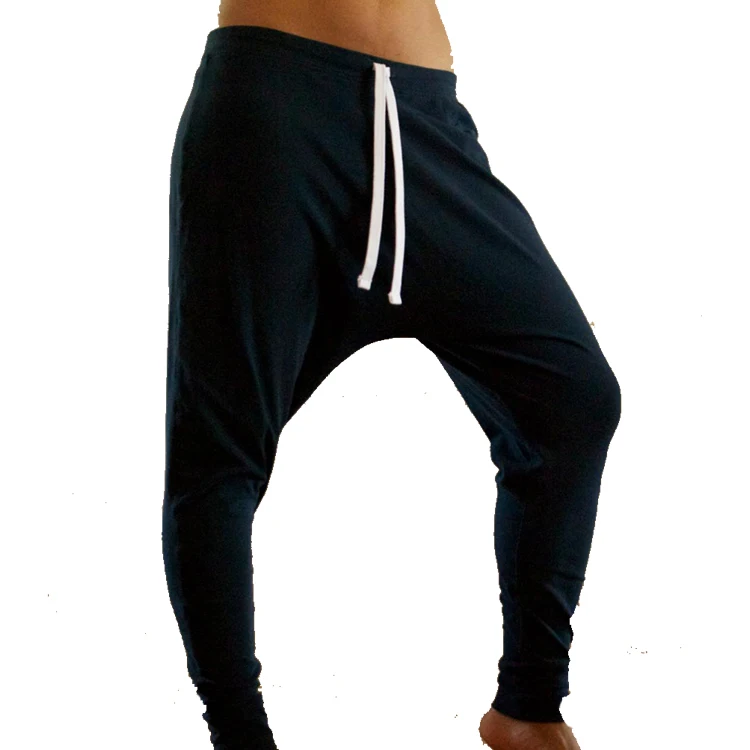 black baggy sweatpants