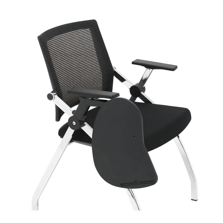 Wholesale Folding Tablet Arm Office Chair With Writing Board - Buy