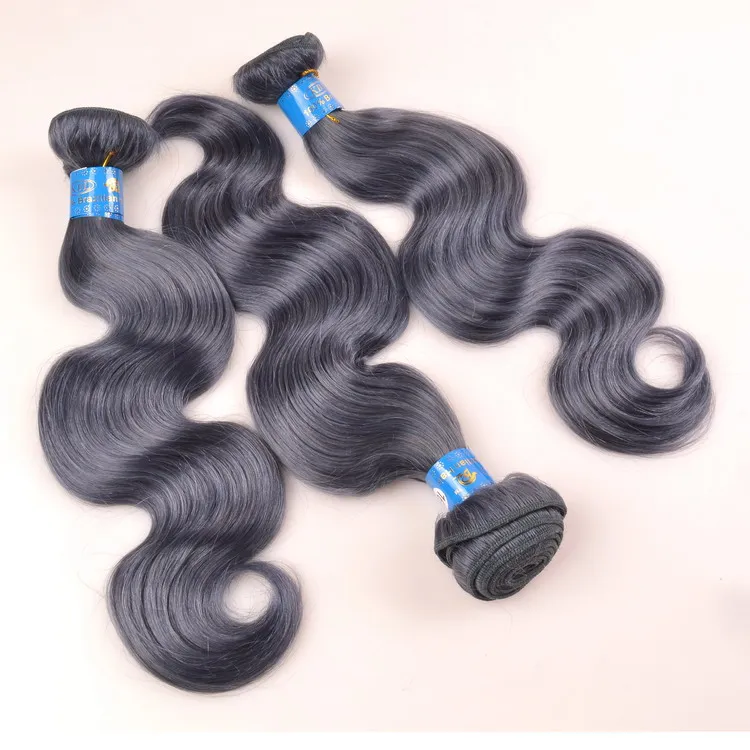 New Coming Nova 27 Piece Hair Weave Grey Soft And Smooth Highlight
