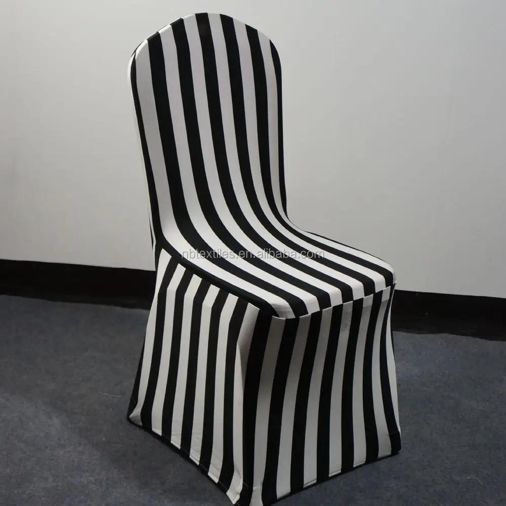 Black/white Stripe Spandex Folding Chair Cover Cheap Buy Spandex