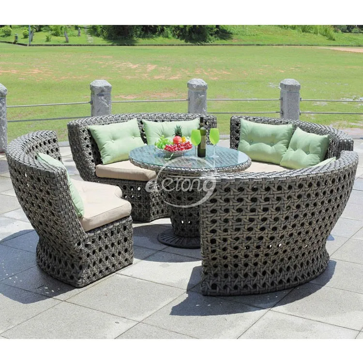 Menghemat Ruang Sectional Patio Outdoor Furniture Taman Putaran Pe Rotan Meja Makan Dan Kursi Buy Outdoor Furniture Set Rotan Patio Dining Set Taman Rotan Anyaman Meja Makan Dan Kursi Product On Alibaba Com