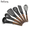 Multi Function Wholesale Nylon 6 PCS Kitchen Utensils Set With Wooden Handle