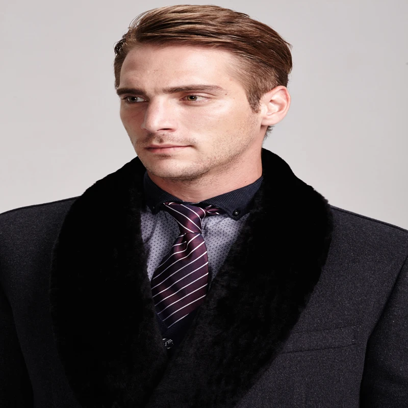 New Arrival Fashion Men's Winter Coat With Fox Fur Collar Buy New