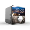 MX02 desktop pc computer portable wireless speaker TF card AUX USB Music mirror led HiFi stereo FM radio digital alarm clock