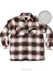 Men's Flannel Shirt, Sherpa Lined, Fleece Hood, Warm Hoodie Jacket