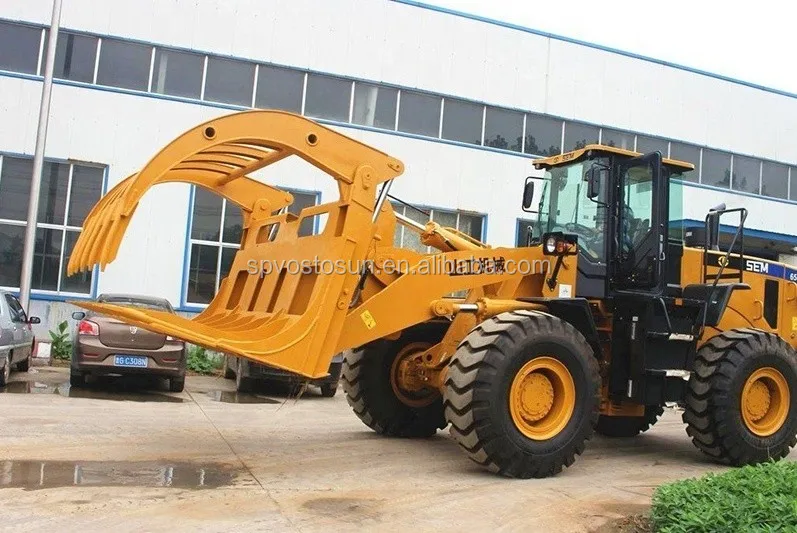 Forest Grapple Front End Loader Attachment Log Wood Grapple Supplier