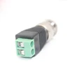 GK Manufacture BNC connector Male to Positive and Negative plug for cctv cable bnc male to plus or minus dc power connector