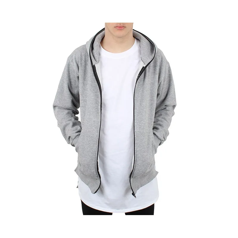 full zip hoodie over face plain