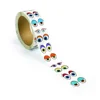 Wholesale Colorful Eye Stickers Creative Eye Stickers Labels 2000 Pcs Per Roll Eye Sticker Roll For Handmade Crafts