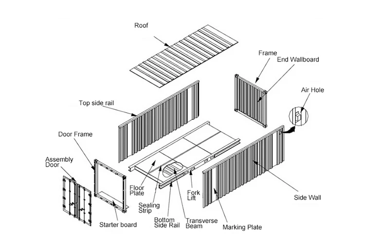 Low Transportation Cost Design Real Estate Construction Folding ...