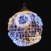 3d Sphere Motif Light White Led Christmas Ball Light