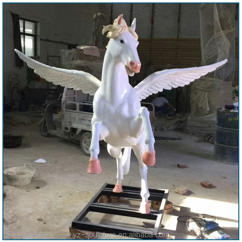 life size plastic horse statue