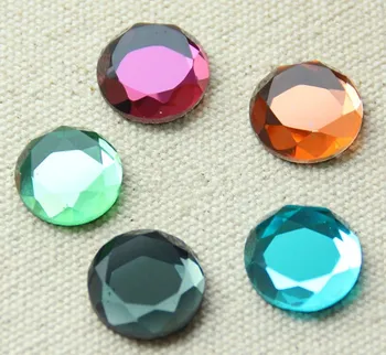 20mm Round Flat-bottomed Glass Beads 