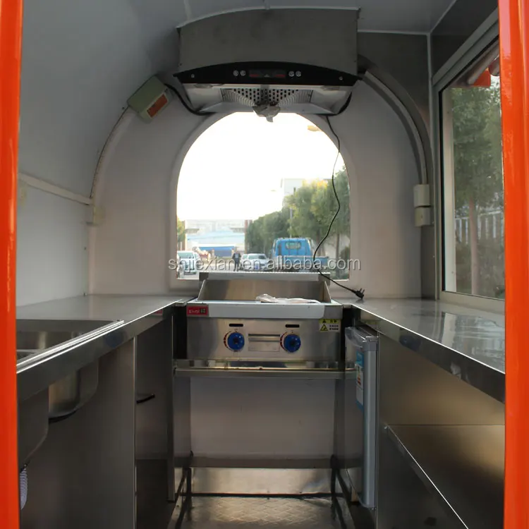 Shanghai Jiexian Electric Street Kiosk Mobile Food Cart For Sale