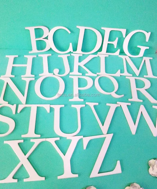Houten Alfabet Letters 26 Muur Opknoping Kinderkamer Decor Muur Opknoping Kinderkamer Decor